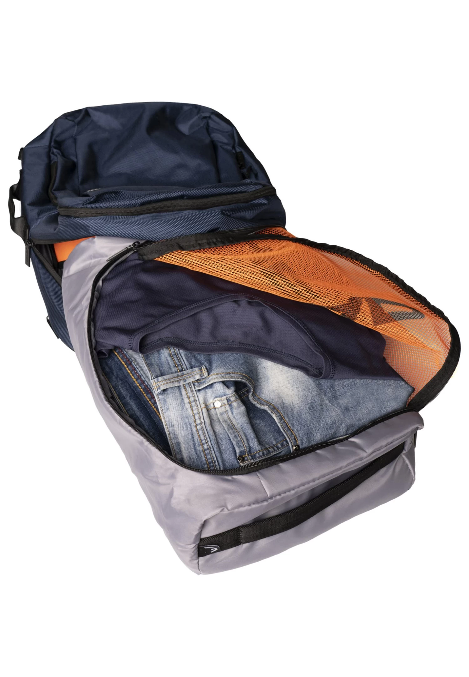 Head Club With Clothes - Backpack - Grau - Afbeelding 3