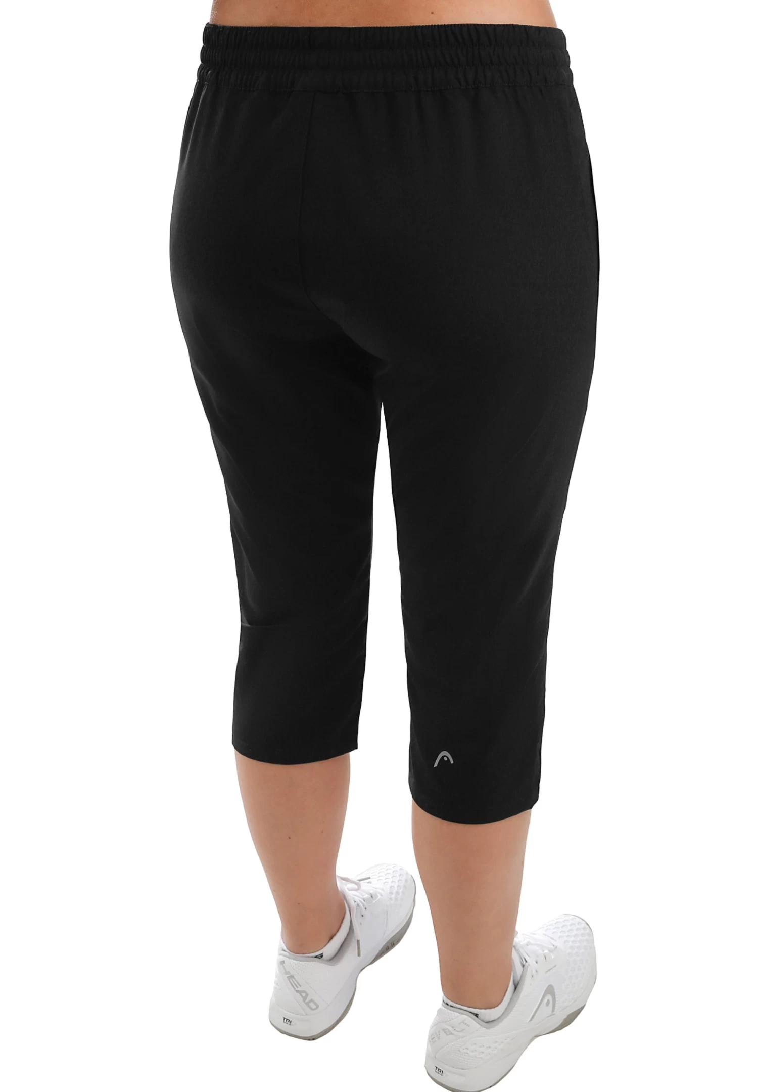 Head Club 2 4 - 3/4 Sportbroek - Schwarz/Silber - Afbeelding 2