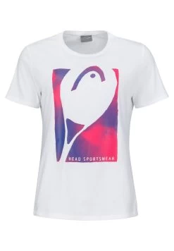 Head Vision - T-Shirt Print - Weiss/Mehrfarbig