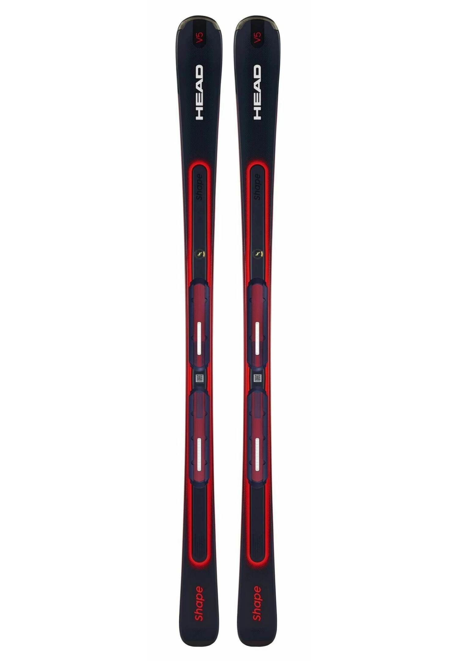 Head Shape E-V5 Sw Inkl. Bindung Protector- Skimateriaal - Schwarz Rot - Afbeelding 2