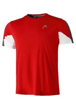 Head Club 22 Tech - T-Shirt Print - Rot/Weiss